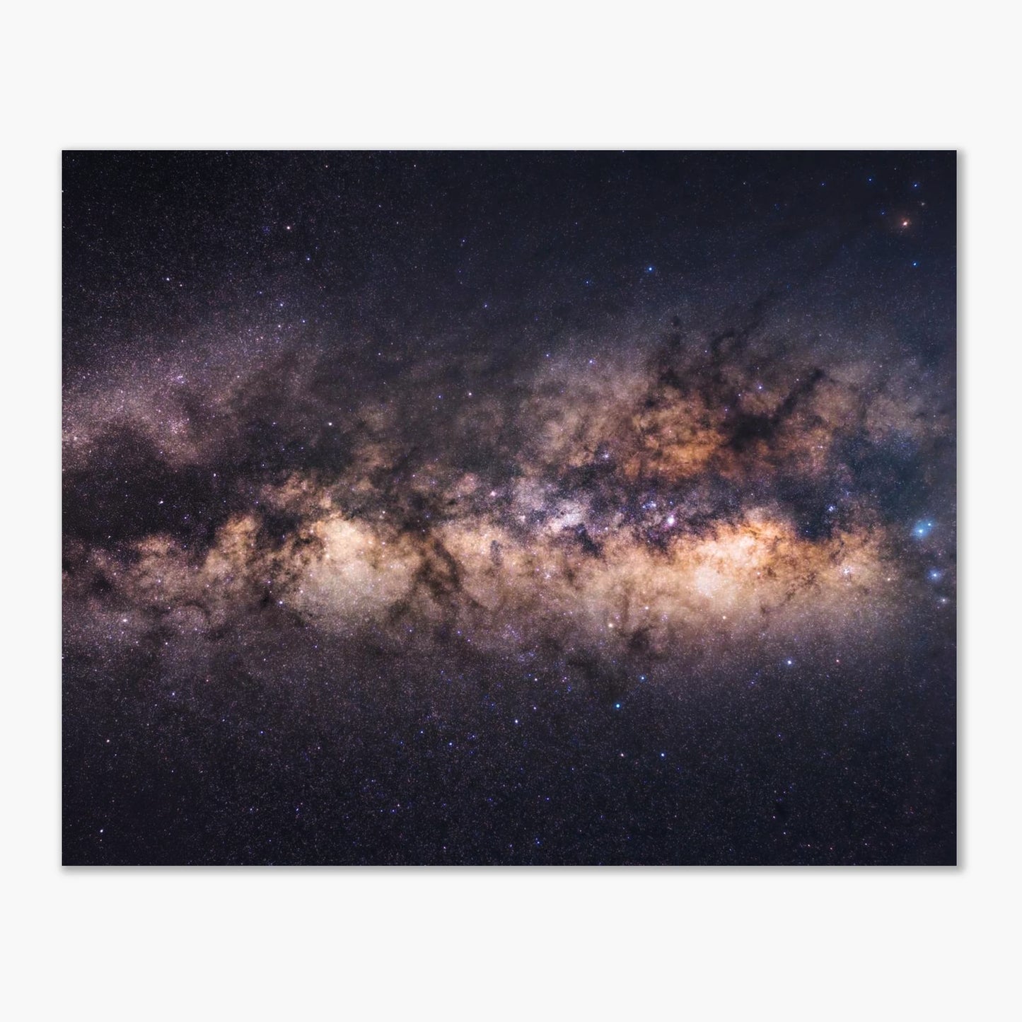 Milky Way Rift astrophotography metal wall print – deep space photo from Arizona