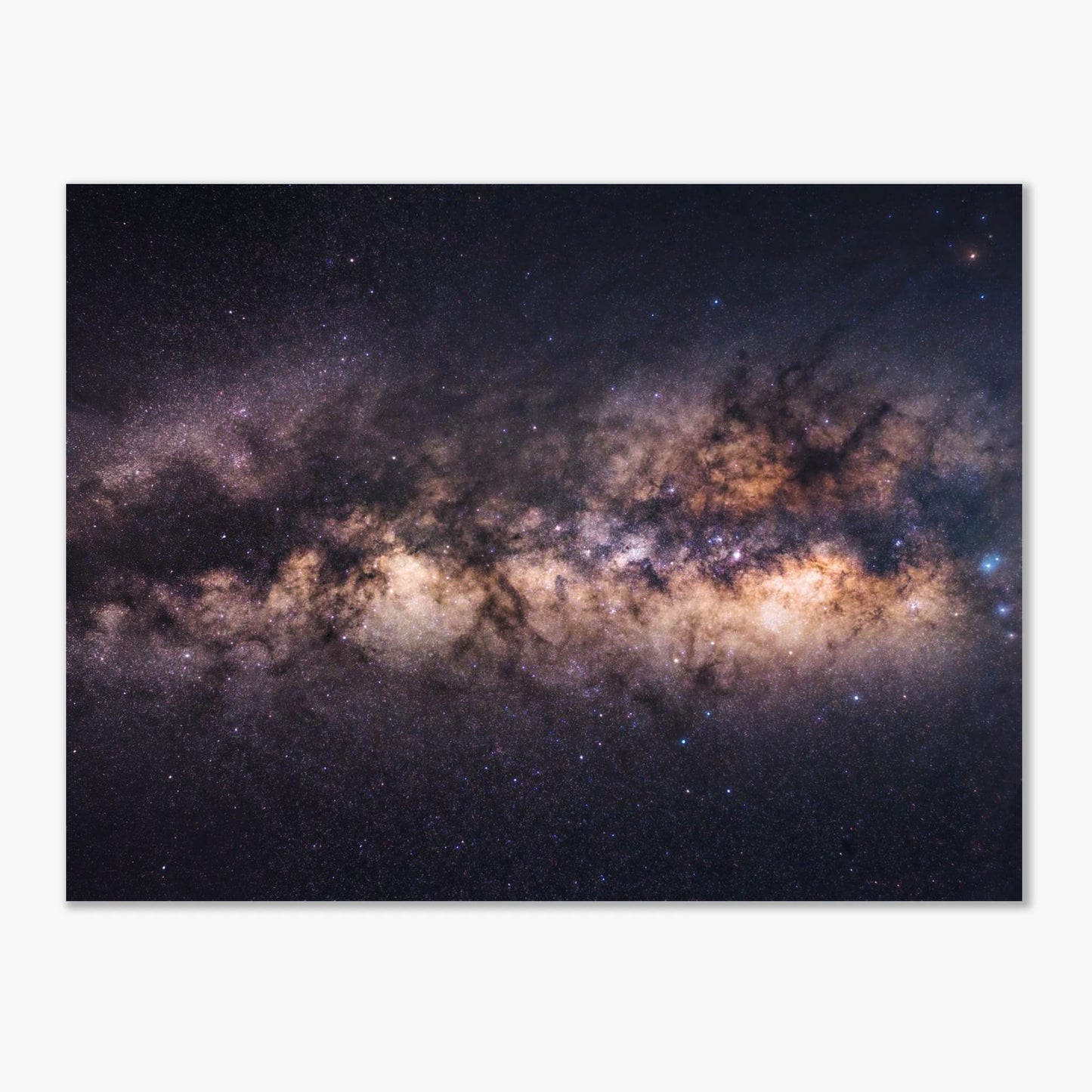 Milky Way Rift astrophotography metal wall print – deep space photo from Arizona