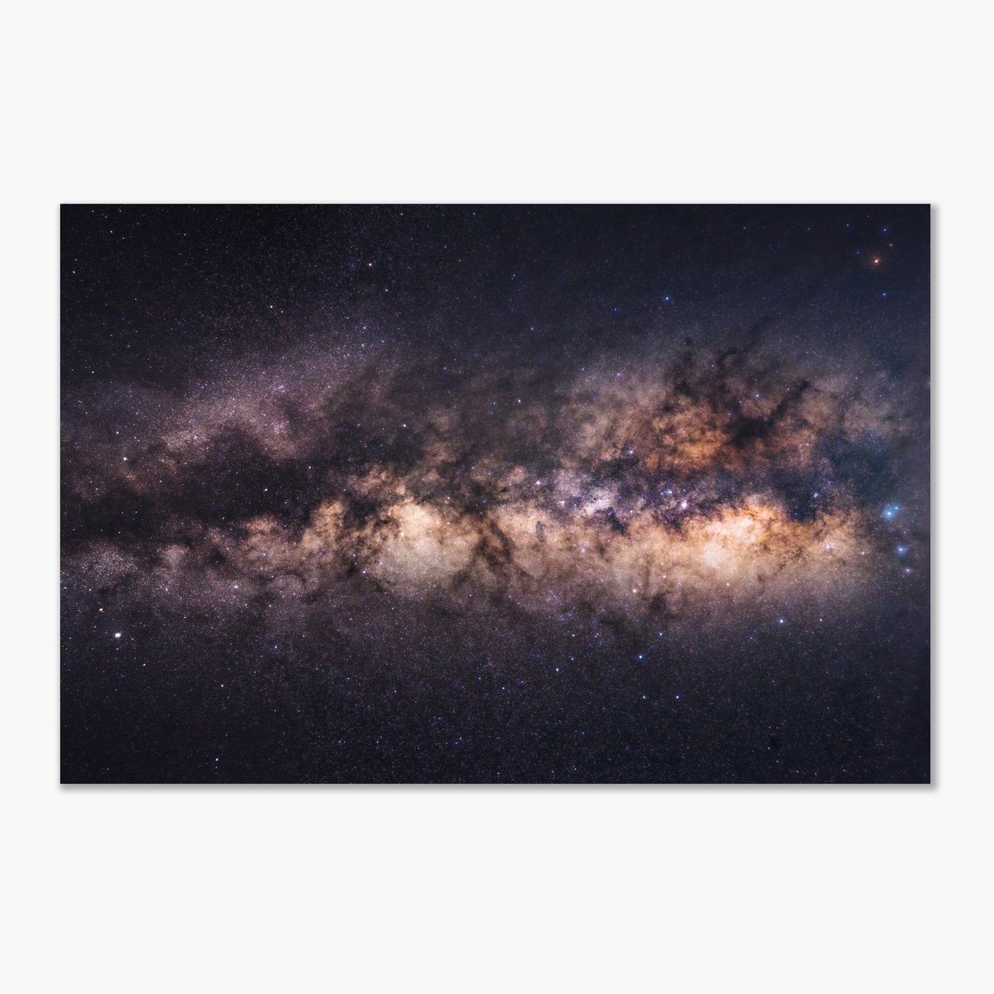 Milky Way Rift astrophotography metal wall print – deep space photo from Arizona